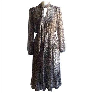 Banana Republic leopard dress.